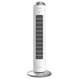 Cecotec Ventilateur Colonne EnergySilence 8090 Skyline. Hauteur 33’’ (84 cm), Oscillant , Moteur en Cuivre, 3 Vitesses, Minuterie 8-0