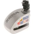XENA - Antivol Moto Bloque Disque Alarm 120 dB XX10 Acier 10mm - Classe SRA-0