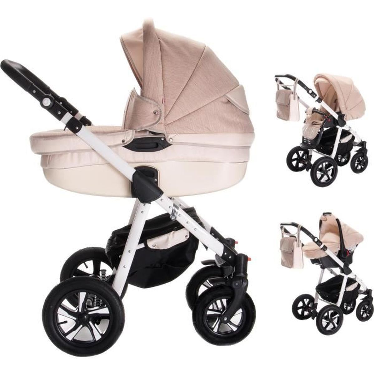 poussette combiné cdiscount