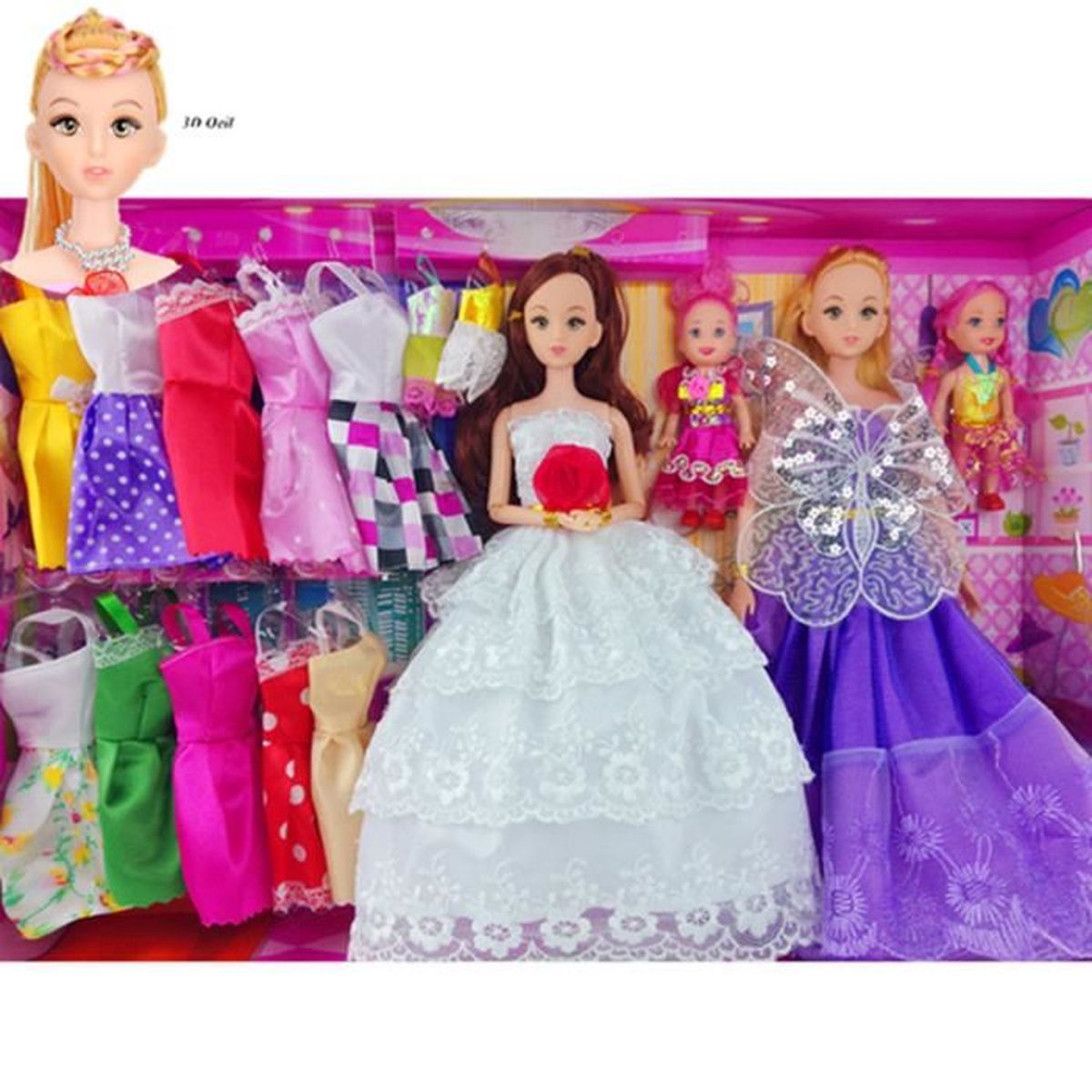 Cadeau Noel Poupee Barbie 3d Super 16 Ensemble De Poupons Coffret Fille Pour Anniversaire 12 Jointure Peluche Cdiscount Jeux Jouets Cadeau Noel Poupee Barbie 3d Super 16 Ensemble De Poupons Coffret Fille Pour Anniversaire 12 Jointure Peluche Cdiscount Jeux Jouets