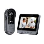 AIMOONSA Sonnette sans Fil avec Caméra Extérieur Étanche 1080P, Visiophone Vidéo sans Fil Écran 4.3", Interphone Vidéo pour Famille Angle