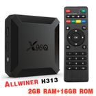 DQIDIANZ Android 12 X96Q Smart TV Box Allwinner H618 Quad Core 2GB 16GB Support 4K Netflix Youtube Set Top Box Lecteur multimédia Décodeur