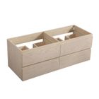 MOB-IN Meuble sous vasque suspendu SORRENTO 4 tiroirs 120cm