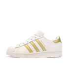 Basket adidas Originals SUPERSTAR W - ADIDAS ORIGINALS - Blanc - Cuir - Femme - Lacets - Plat