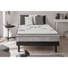 Matelas Mousse Naturalex TOP-CARBONE 140x200 cm Bio Memory®+ HQ Aero Latex®+ effet régénérateur + Actif