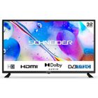SCHNEI - SCHNEIDER SCHNEIDER LED32-SC410K - 32"/81cm - HD 1366 x 768 @60hz - 3xHDMI - 2xUSB - DVB-T/T2 - Dolby audio - PVR Ready