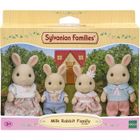 Poupée - SYLVANIAN FAMILIES - La famille Lapin Crème - Articulée et habillée avec soin