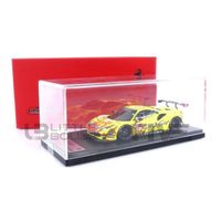 Voiture Miniature de Collection - LOOKSMART 1/43 - FERRARI 488 GTE Evo - Le Mans 2021 - Yellow