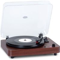 Platine vinyle Auna TT-Classic Light Bluetooth 33-45-78 tr-min Noyer
