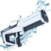 Pistolet à eau électrique pour enfants et adultes, Tir de 10m, Absorption d'eau par induction automatique, bleu