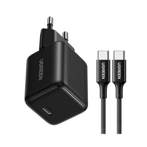 Chargeur Voiture UGREEN 30W USB-C Avec Câble 60W PD QC3.0 - Charge Rapide - Neuf Sous Blister