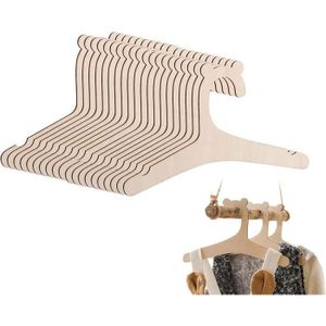12 * 7cm Cintres En Plastique Poupées,10 Pièces Vêtements Poupée Cintre, Baby Born Ensemble De Cintres,Convient Aux Robes Et Aux Costumes