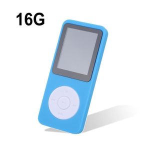 LECTEUR MP3 Bleu 16G-Livre électronique compatible Bluetooth, 