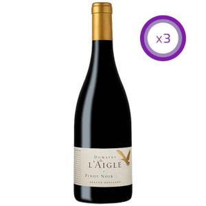 VIN ROUGE Gérard Bertrand - Domaine de l'Aigle - Pinot Noir - Rouge - 2021 - Lot de 3x75cl