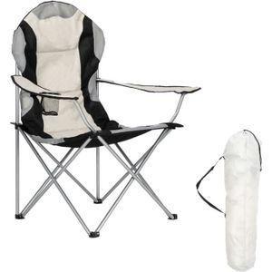 Zenithen USA Suspension Chaise de camping avec porte-gobelet Couleur Bleu Avec Gray 