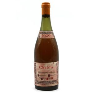 VIN BLANC Chablis 1939 - P Misserey amp; Frère - Vin Blanc- 