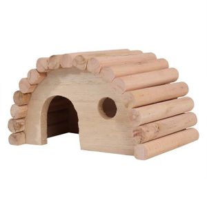 ACCESSOIRE ABRI ANIMAL Lit de hamster en bois chaud, literie confortable pour hamster, pour écureuils hamster