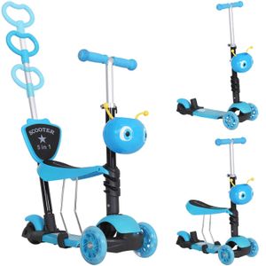 Huffy Trottinette électrique enfant 3 roues Disney Cars Bubble rouge