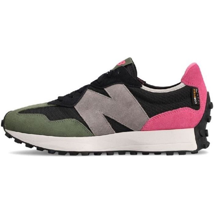 basket new balance femme noir et rose
