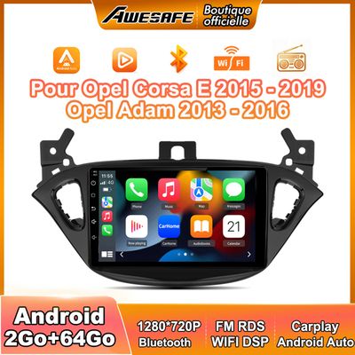Inefala 4 64G Autoradio voor Opel Corsa 2015-2019/Opel Adam 2013-2016 Android met Wireless CarPlay Android Auto, 9 Inch Autoradio Luidspreker met Bluetooth WIFI GPS FM/RDS 32EQ SWC AHD Inefala 4 64G Autoradio voor Opel Corsa 2015-2019/Opel Adam 2013-2016 Android met Wireless CarPlay Android Auto, 9 Inch Autoradio Luidspreker met Bluetooth WIFI GPS FM/RDS 32EQ SWC AHD