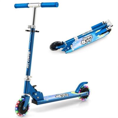 Test de la trottinette pliable Globber flow foldable 125 pour enfants et ados