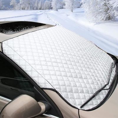 Housse Pare-brise Hiver Pour Camping-car - Anti-neige, Anti-gel Et Anti-UV - 12