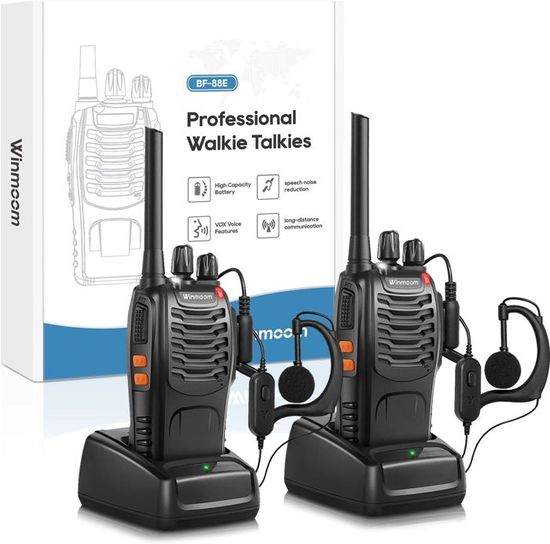 Radioddity PR-T8 Walkie Talkie Para Niños Con Batería 2000 MAh Y Alcance De 5 Km