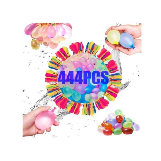 407 Ballons D'Eau à Fermeture Automatique - Kit Bombes à Eau Pour Jardin, Plage, Piscine