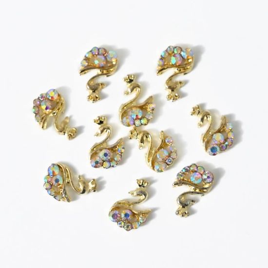 LLBBSS Lot De 10 Breloques Girafe En émail Et Alpaga Avec Perle En Alliage De Perles Pour Collier, Bracelet