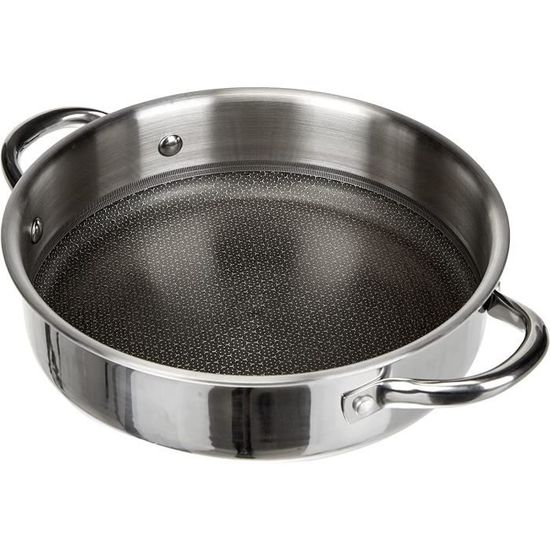 IBILI Casserole Vapeur Oslo 24 Cm Acier Inoxydable - Compatible Induction, 3,5L