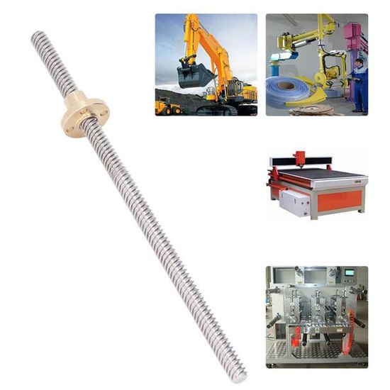 5 Ensembles Vis Sans Fin Trapézoïdale écrou En Laiton Haute