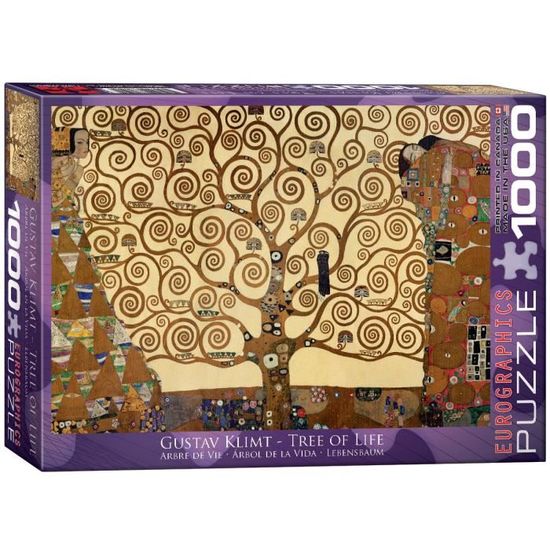 Puzzle - EUROGRAPHICS - Arbre de vie par Gustav Klimt - 1000 pièces - Tableaux et peintures