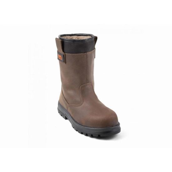 Bottes Fourrées MAX OUTIL KAMA S3 Cuir Marron Taille 39