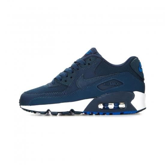 NIKE basket AIR MAX 90 KID bleu enfant Blanc Blanc, noir et bleu ... NIKE basket AIR MAX 90 KID bleu enfant Blanc Blanc, noir et bleu ...