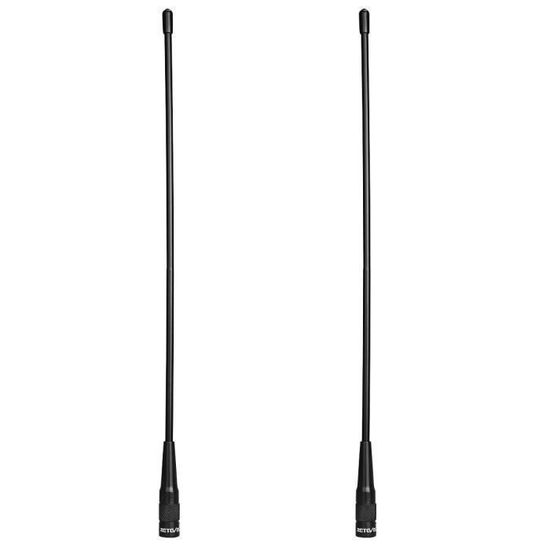 Antenne Talkie-walkie SMA-F Double Bande 144/430 MHz - Compatible Baofeng UV-5R, RT7, RT21 | Longueur 38 Cm