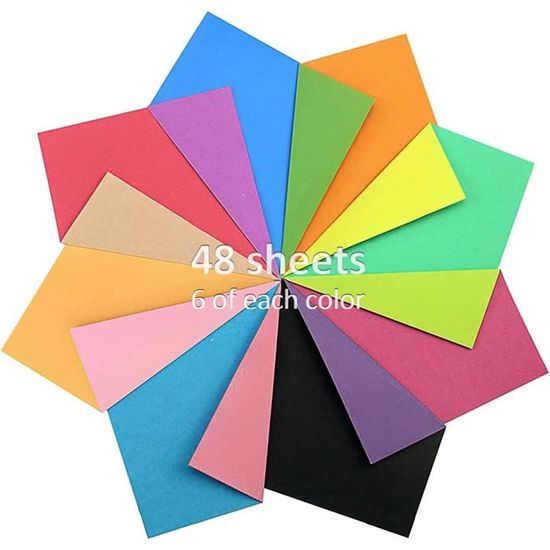 Bandes Papier Origami Pailletées ODETOJOY – 380 Feuilles 19 Couleurs – Idéal Pour Étoiles Chance, Déco, Loisirs Créatifs Enfants & Adultes
