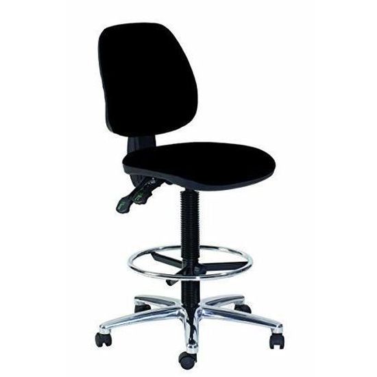 Topsit IND201 Haute chaise de bureau pivotante avec repose-pieds