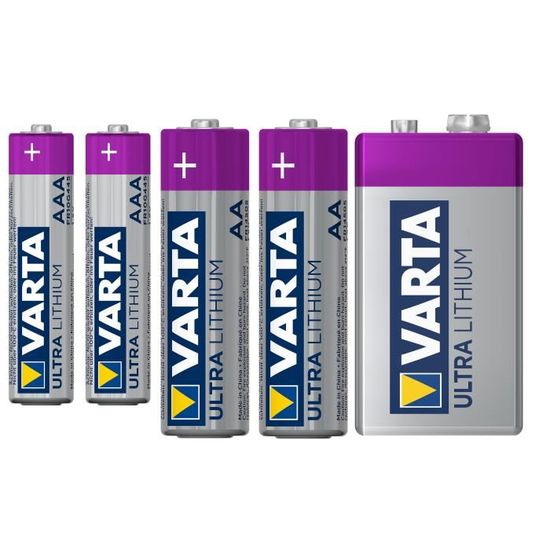 Piles Varta Ultra Lithium AAA - 4 pièces