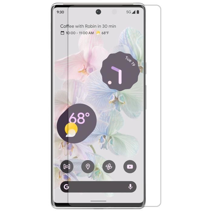 Lot de 2Verre Trempé pour Google Pixel 6 Pro 5G 6.4Film Protection écranAnti Rayuressans Bulles dairUltra Résistant-Yuan