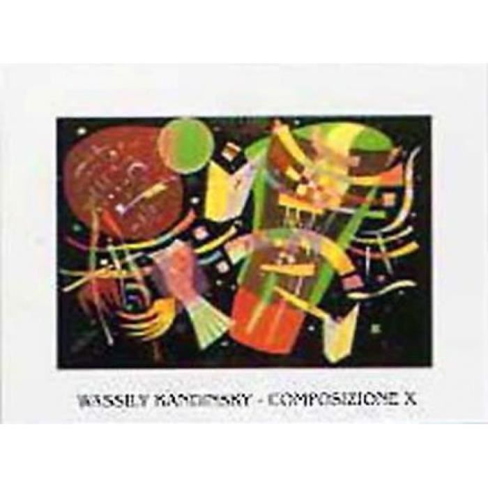 Reproduction Haut de Gamme Composition de Wassily Kandinsky/akg-Images Nouveau Poster Poster 30 x 40 cm 