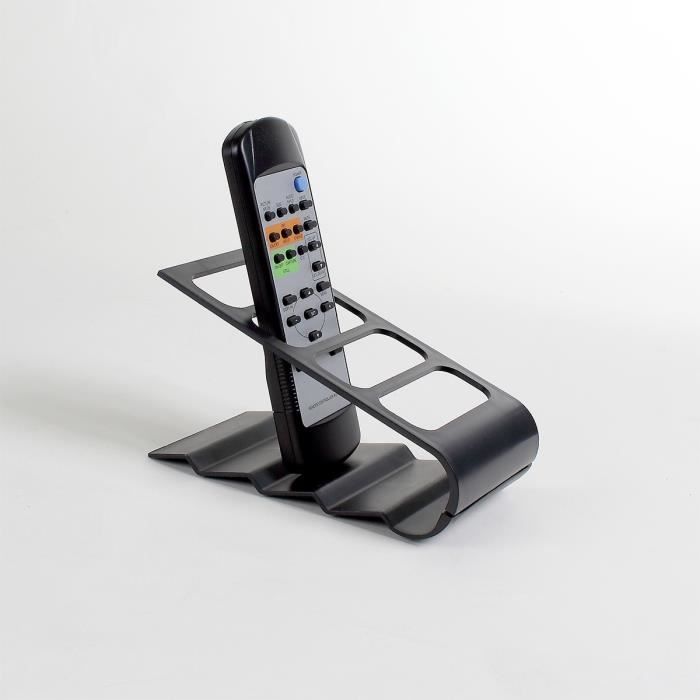 Support pour télécommandes noir Noir