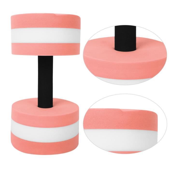 Haltère en mousse de fitness(rose blanc )-DBA
