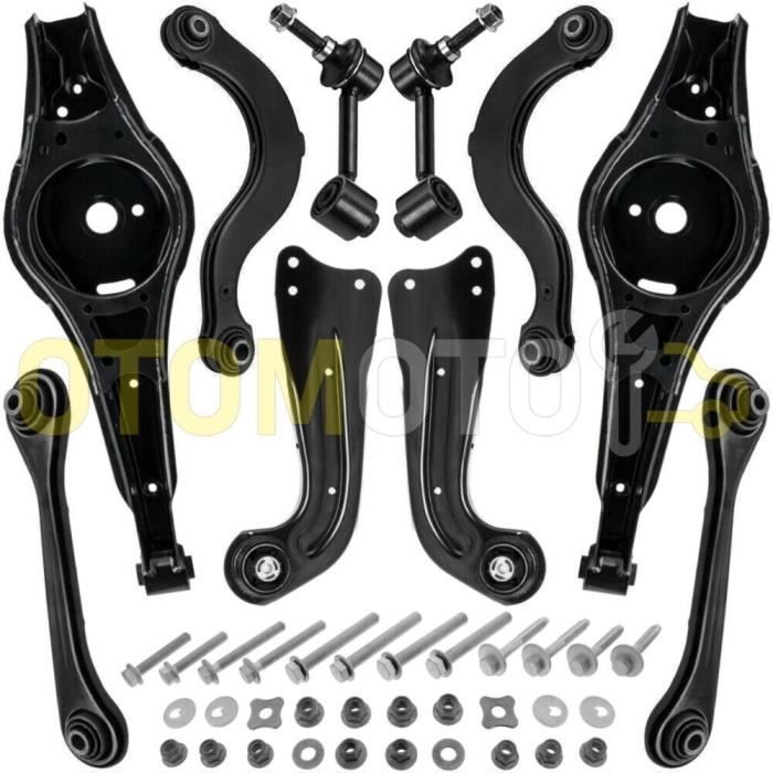 Kit bras de suspension arrière compatible VW GOLF 5 6 TOURAN TIGUAN EOS composé de 11 pièces
