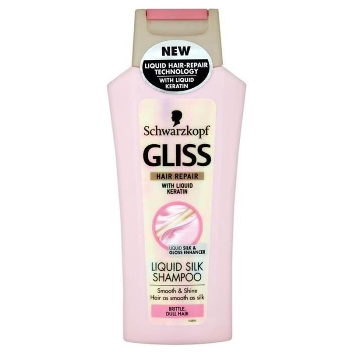 Schwarzkopf Gliss Hair Repair Shampooing liquide en soie 250ml-3089554