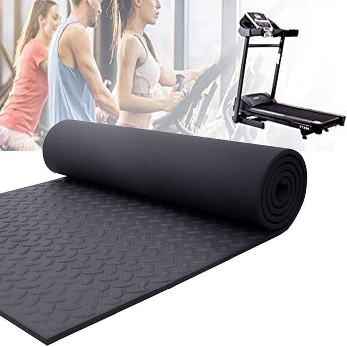 Tapis De Protection De Sol Pour Tapis De Course Noir,tapis Équipement Fitness Multifonctionnel Résistant À 48