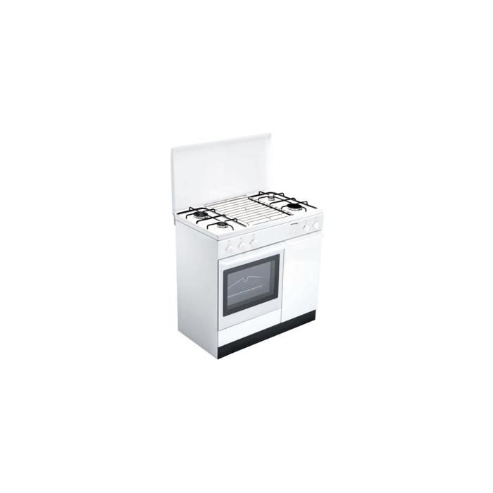 Bompani Ecoline BI950EA-L Cuisinière pose libre largeur : 90 cm profondeur : 60 cm hauteur : 85 cm blanc