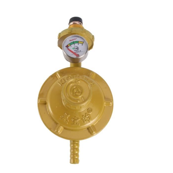 Régulateur de gaz propane avec manomètre Manomètre Jauge de niveau pour BBQ chauffe-eau genie thermique - climatique - chauffage