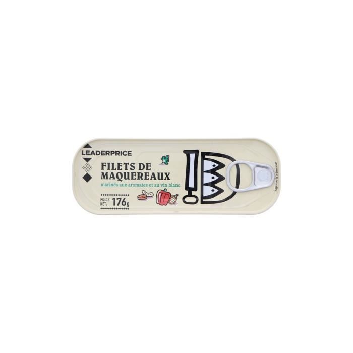 Filets de maquereaux 176g Leader Price
