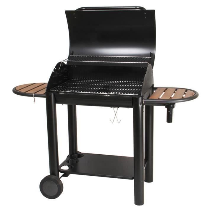 Barbecue à charbon de bois, grill, barbecue de jardin - Dim : 138 x 58 x 96 cm - Fabrication française