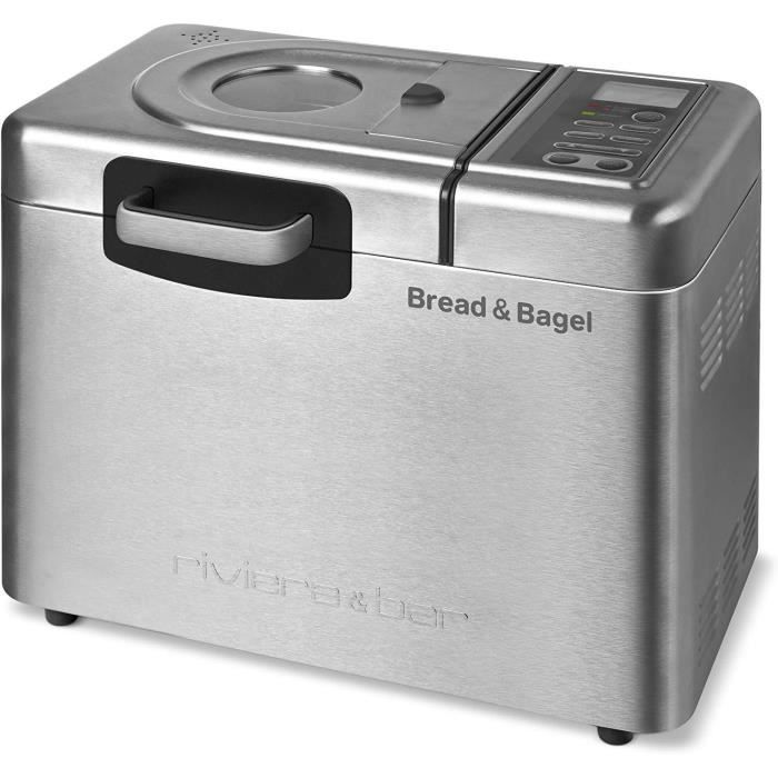Riviera & Bar QD794A Bread & Bagel Machine à Pain Inox